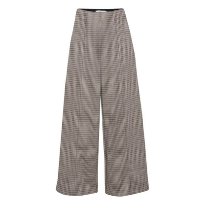 Beige Polyester Pant