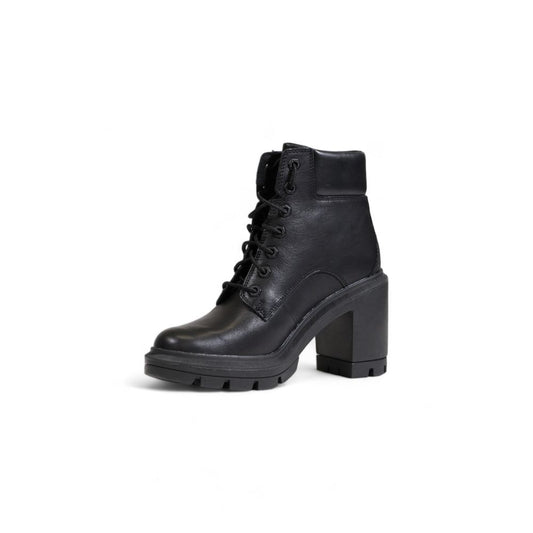Black Recycled Leather Pumps
