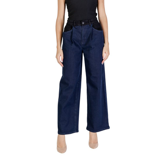 Blue Cotton Pant