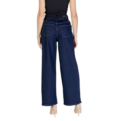Blue Cotton Pant