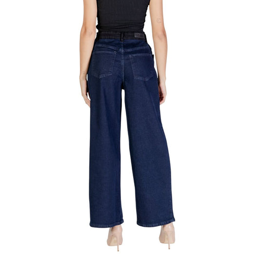 Blue Cotton Pant