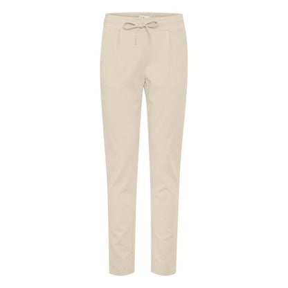 Beige Polyester Pant