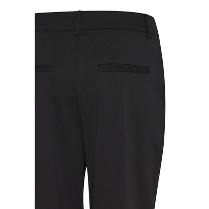 Black Recycled Polyester Dress Pants