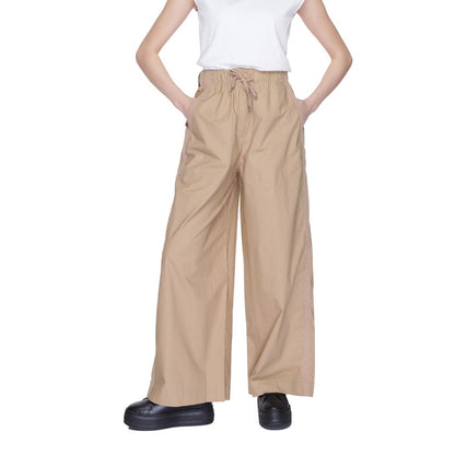 Beige Cotton Pant