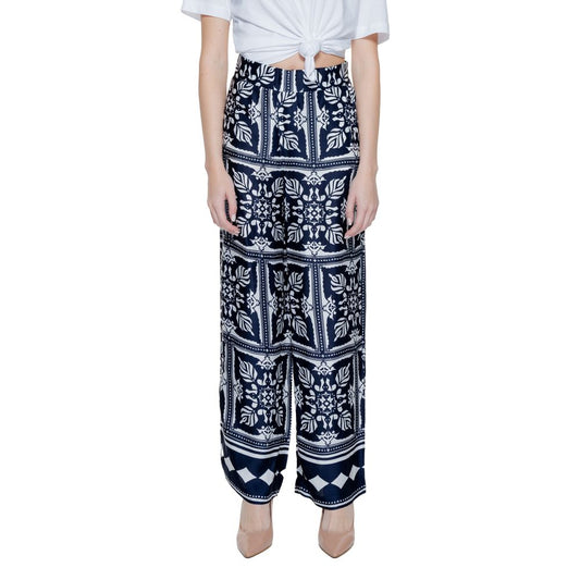 Blue Viscose Pant