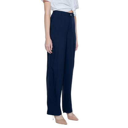 Blue Viscose Pant