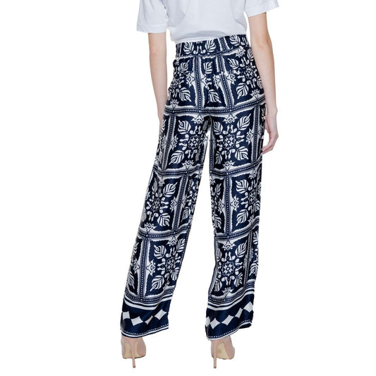 Blue Viscose Pant