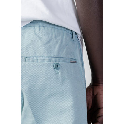 Green Cotton Short And Mini Shorts
