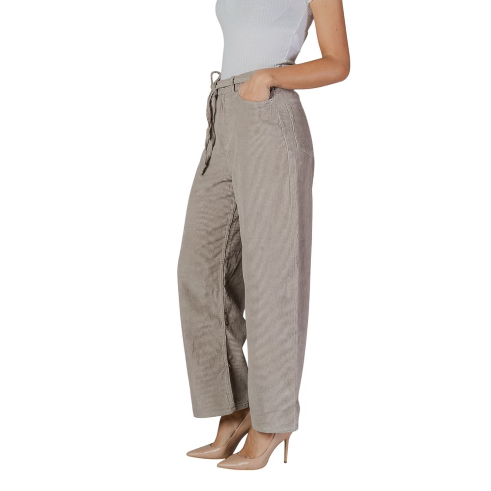 Beige Cotton Pant