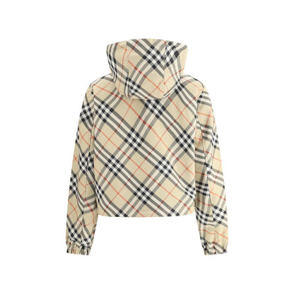 Brown Polyester Shell Jacket