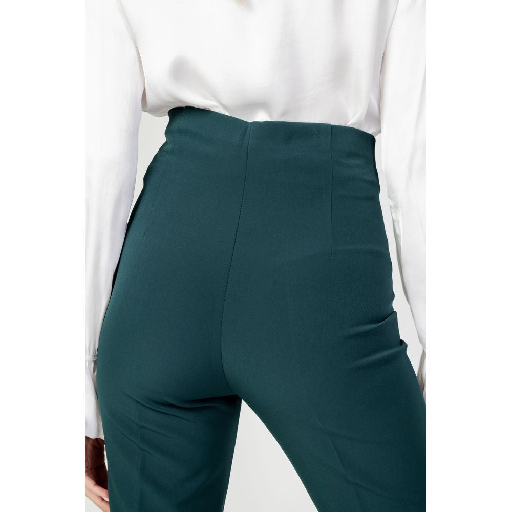 Green Polyester Pants