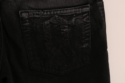 Gray Wash Cotton Stretch Regular Fit Jeans