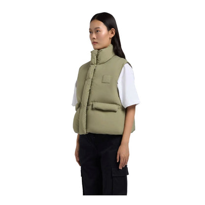 Green Nylon Women Vest