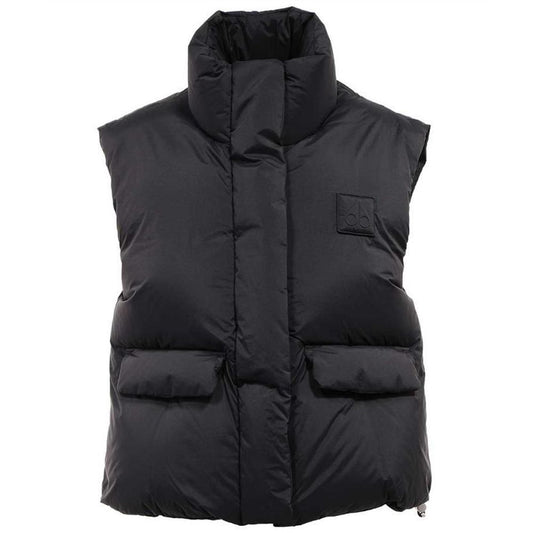 Black Nylon Women Vest