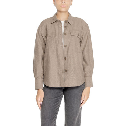 Beige Recycled Cotton Blouse