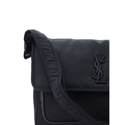 Black Polyamide Shoulder Bag
