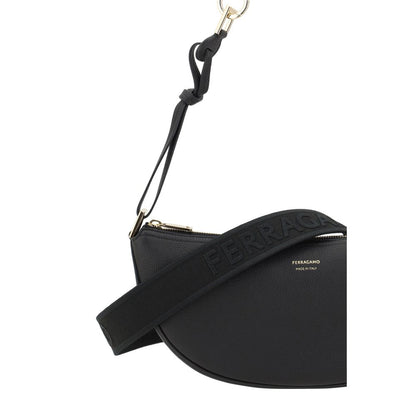 Black Calf Leather Bos Taurus Shoulder Bag