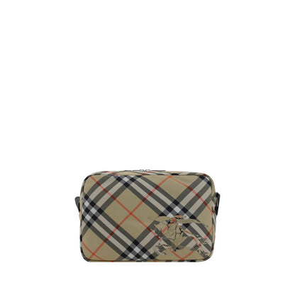 Beige Polyester Shoulder Bag