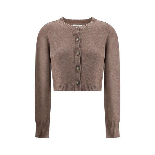 Brown Cashmere Cardigan