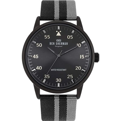 Gray Fabric Bracelet Watch