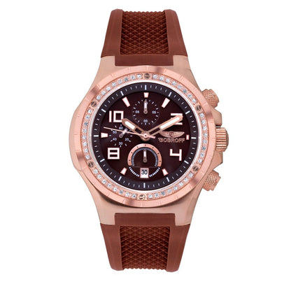 Brown Rubber Dress Watch