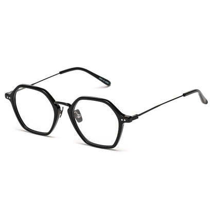 Black Stainless Steel Glasses (Frames)