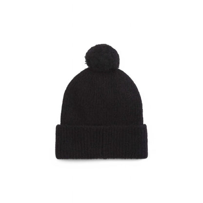 Black Alpaca Leather Cap (Baseball Hat)