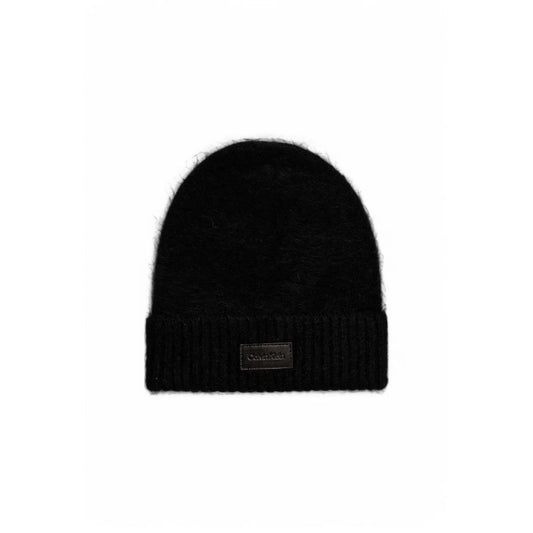 Black Alpaca Leather Cap (Baseball Hat)