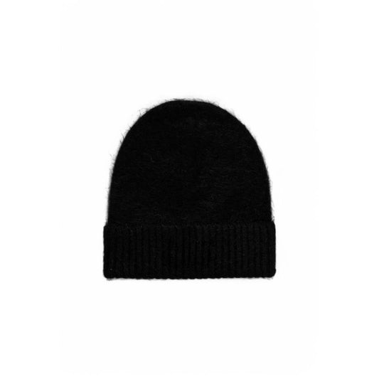 Black Alpaca Leather Cap (Baseball Hat)