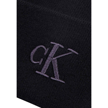 Black Wool Cap (Baseball Hat)