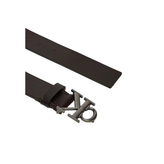 Brown Leather Regular Belt
