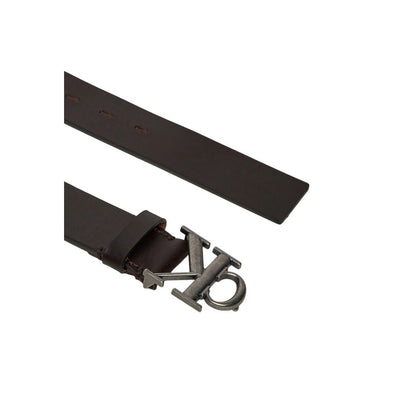 Brown Leather Regular Belt