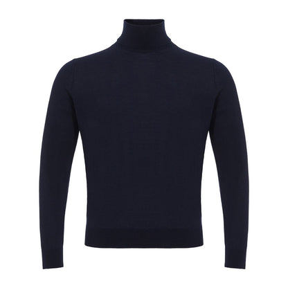 Blue Cashmere Turtleneck