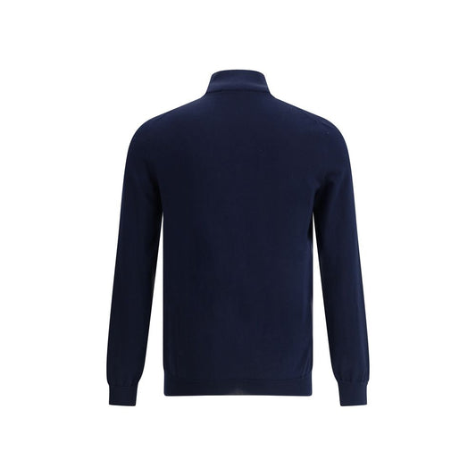 Blue Cotton Cardigan