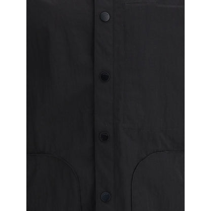 Black Polyester Coat
