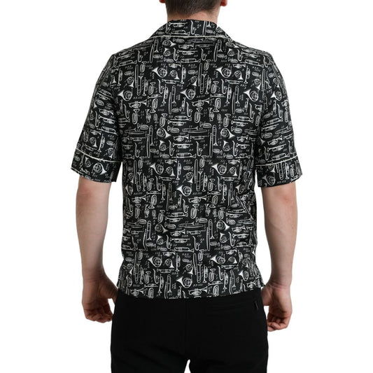 Black Silk Shirt