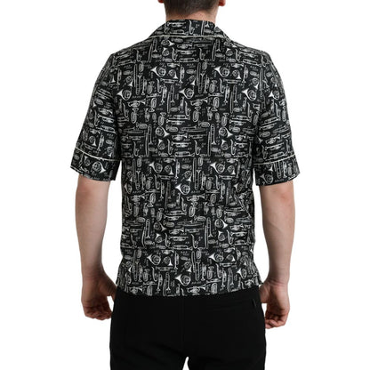 Black Silk Shirt