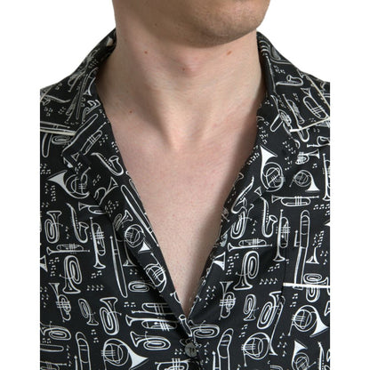 Black Silk Shirt