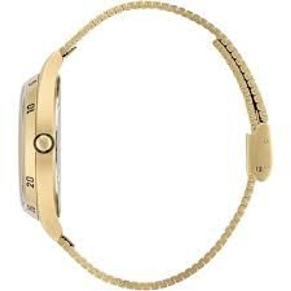 Gold Stainless Steel Dress Watch
