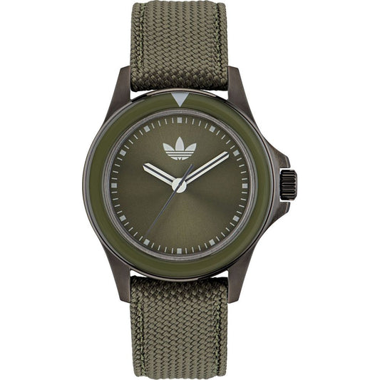 Green Fabric Dress Watch