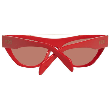 Red Metal Sunglasses