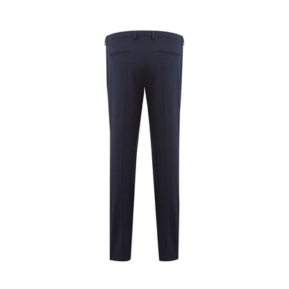 Blue Wool Dress Pants