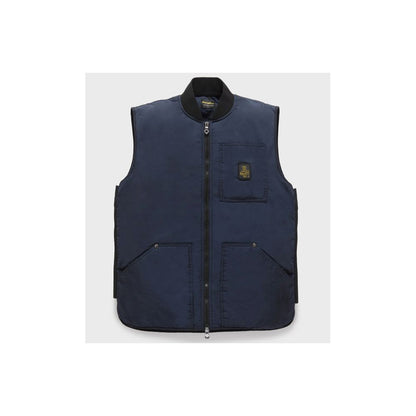 Blue Polyamide Men Vest