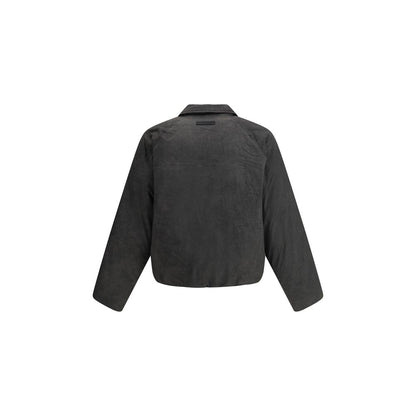 Gray Cotton Bomber