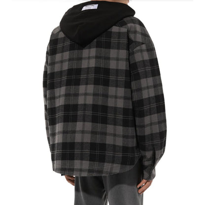 Gray Cotton Men's Jacket