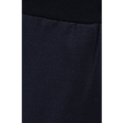 Blue Silk Men Trousers