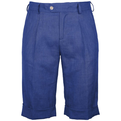 Blue Linen Short