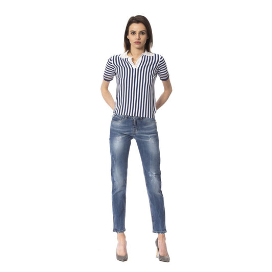 Blue Other Fibres Women Jeans