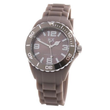Brown Rubber Sport Watch