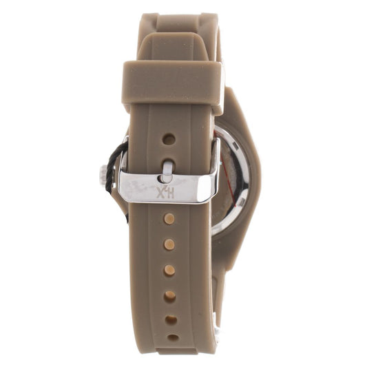 Brown Rubber Sport Watch